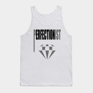 Perfectionist Perfection Lover OCD Perfectionism Diamond Symbol Tank Top